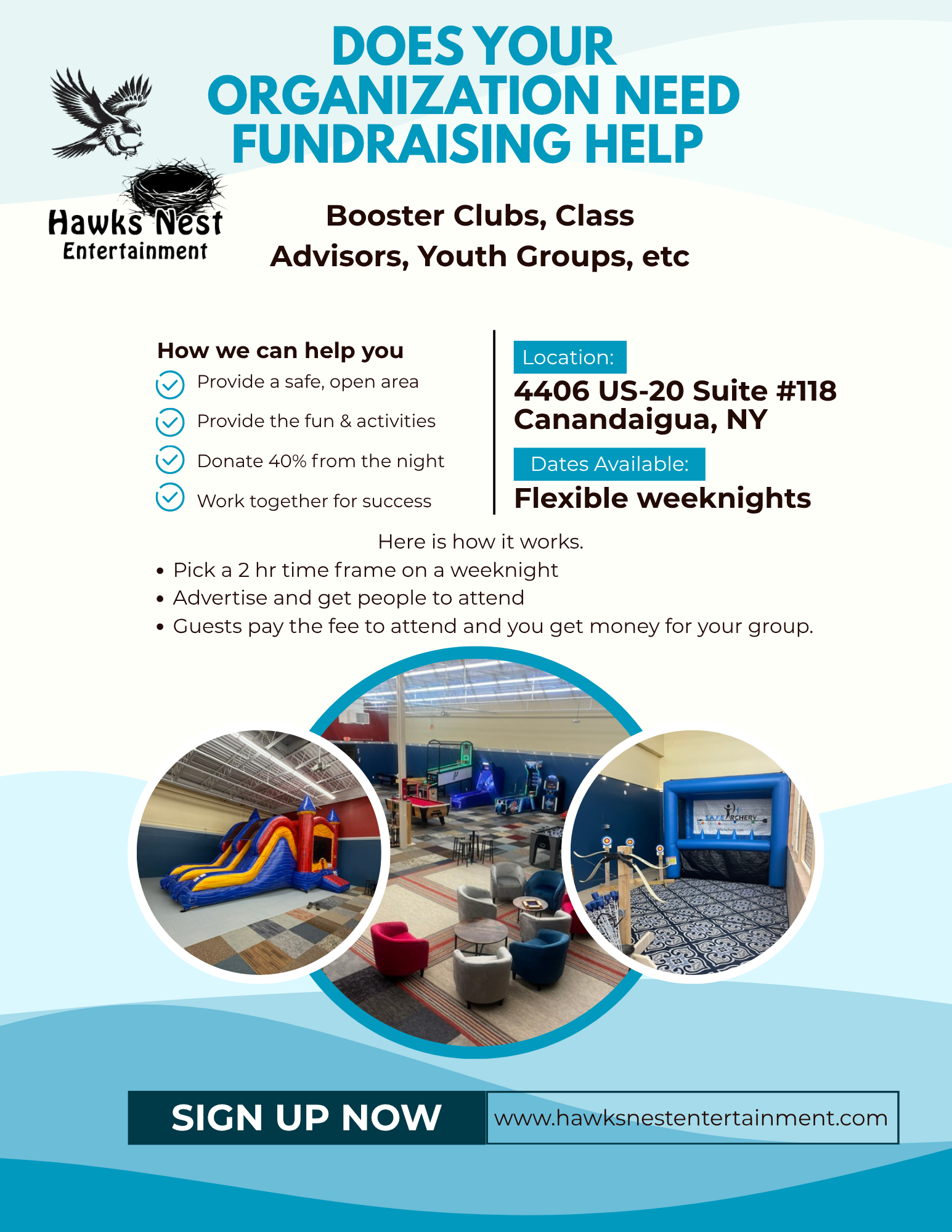 Fundraising at Hawks Nest